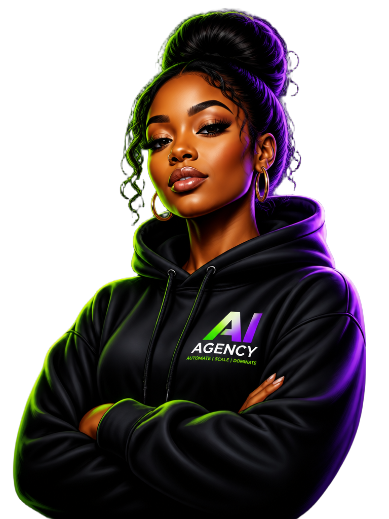 AI content creator illustration